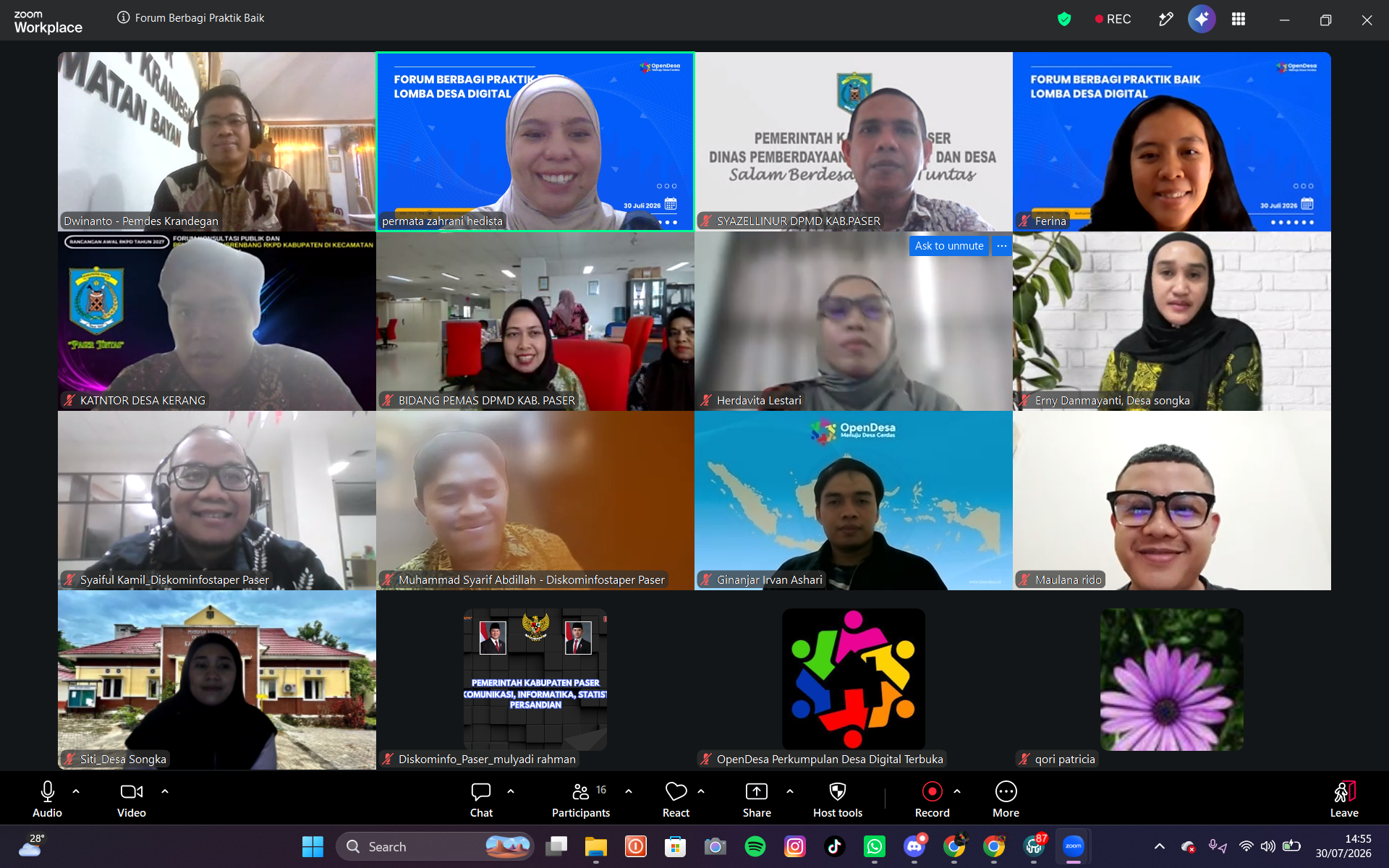 Forum Berbagi Praktik Baik Lomba Desa Digital Perkuat Kesiapan Desa Kerang dan Songka Menuju Lomba Desa Digital 2026