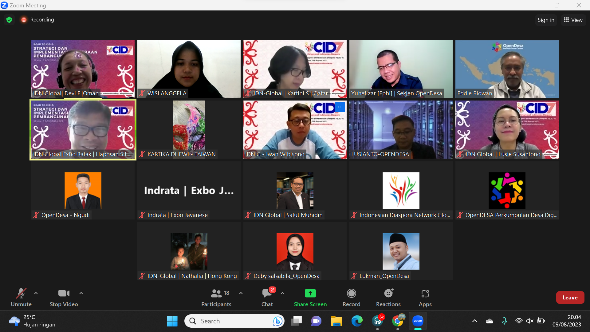 Pengukuhan Kerja Sama OpenDesa dengan IDN Global
