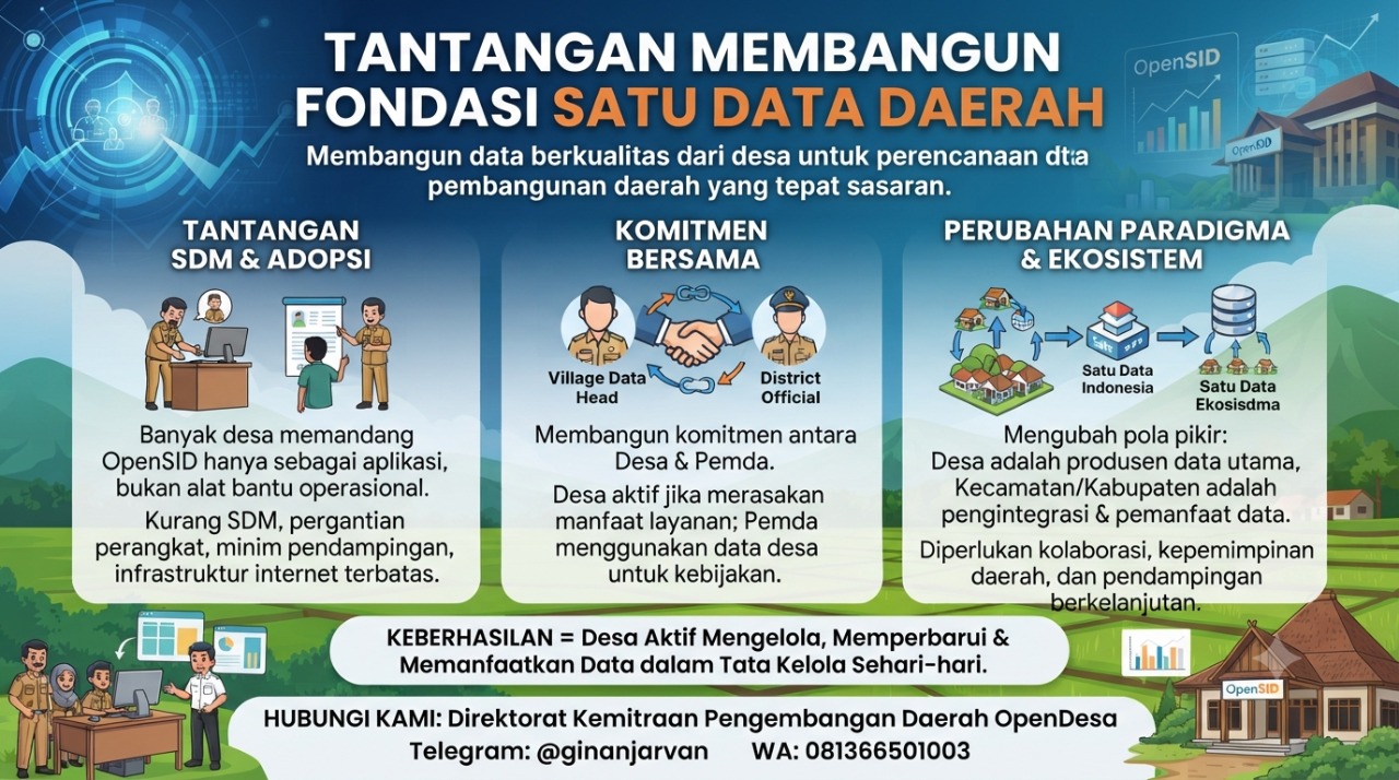 Tantangan Membangun Fondasi Satu Data Daerah