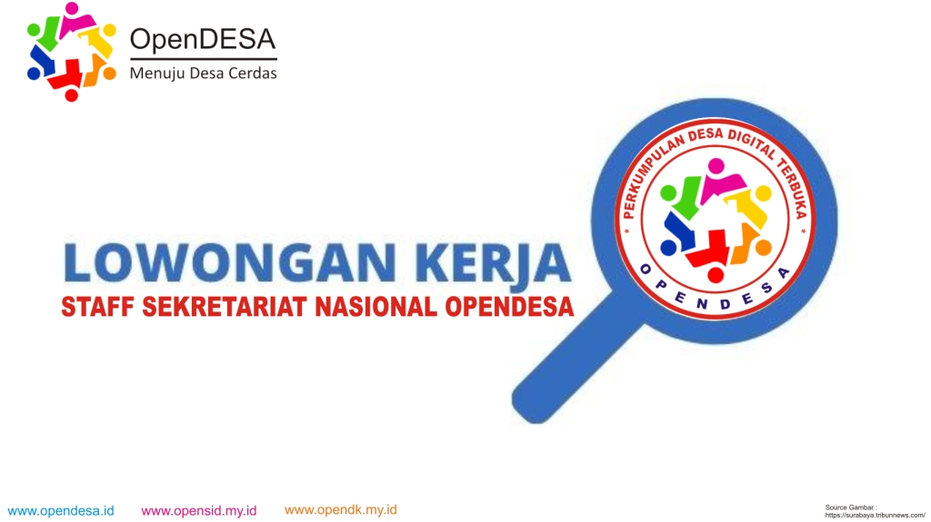 Lowongan : Staff Sekretariat Nasional OpenDesa
