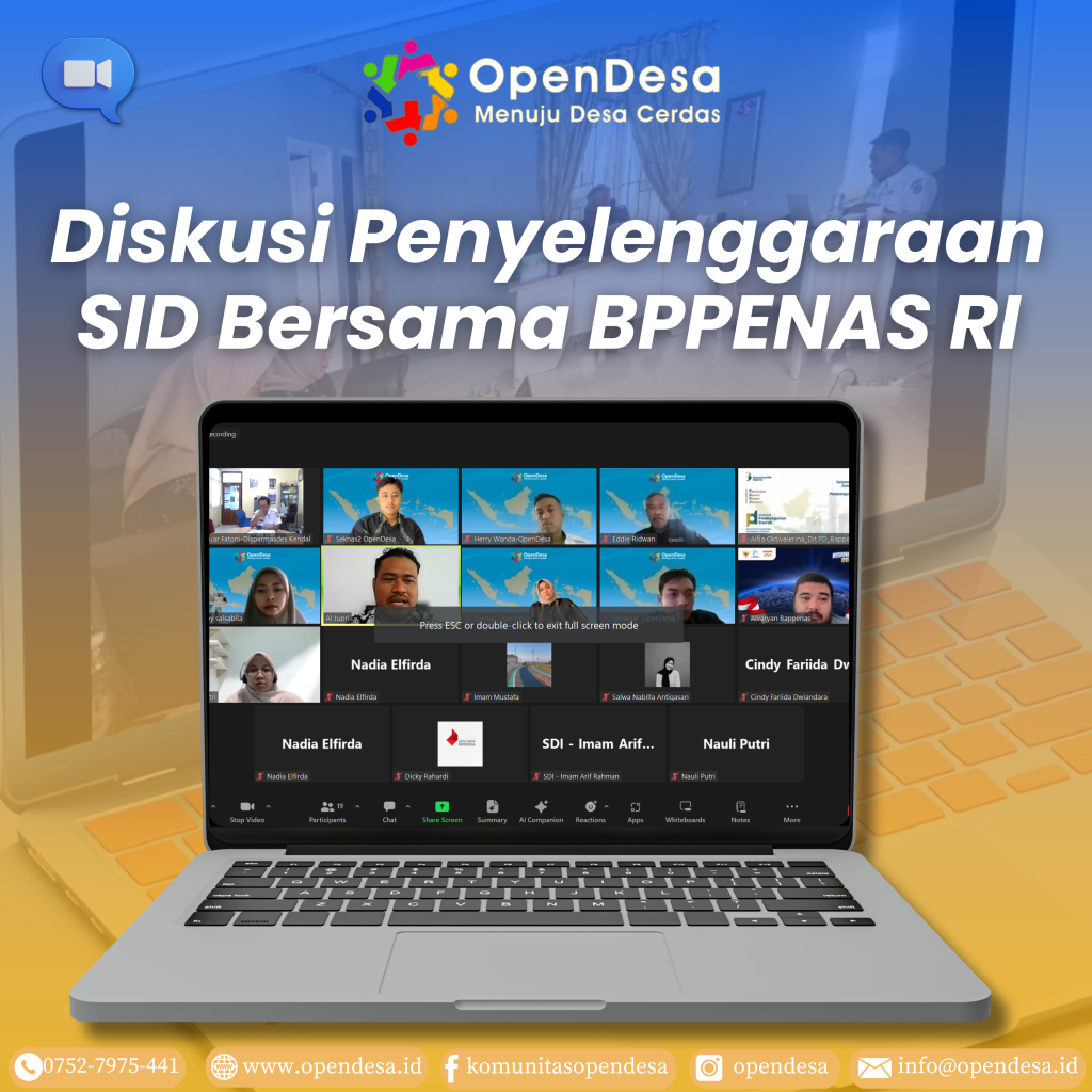 OpenDesa Siap Membantu Bappenas menyukseskan Penerapan SPBE Desa