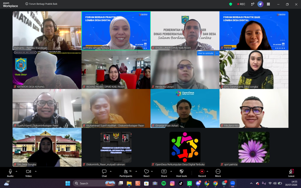 Forum Berbagi Praktik Baik Lomba Desa Digital Perkuat Kesiapan Desa Kerang dan Songka Menuju Lomba Desa Digital 2026